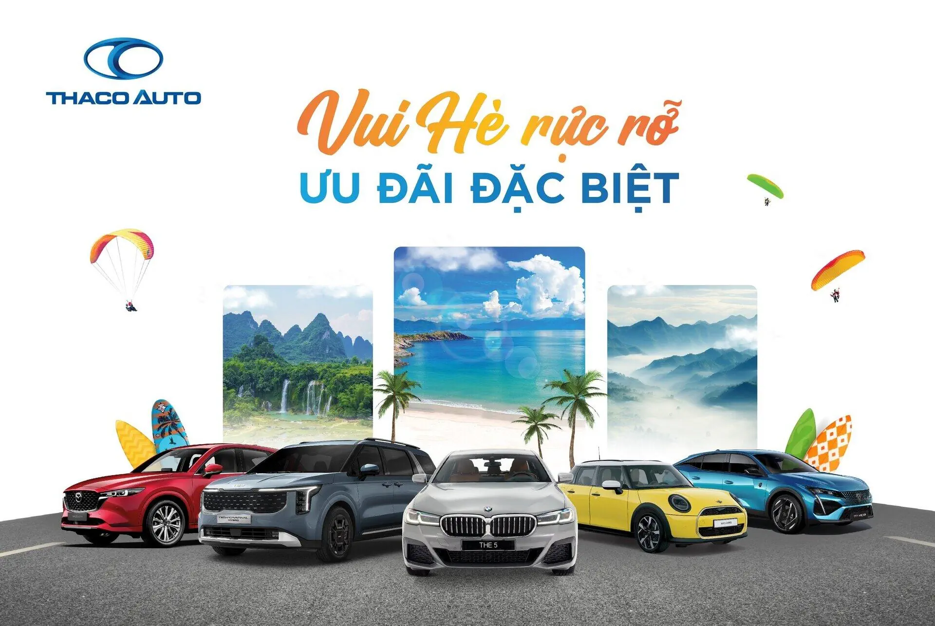 RỰC RỠ HÀNH TRÌNH HÈ CÙNG LOẠT ƯU ĐÃI ĐẶC BIỆT TỪ THACO AUTO