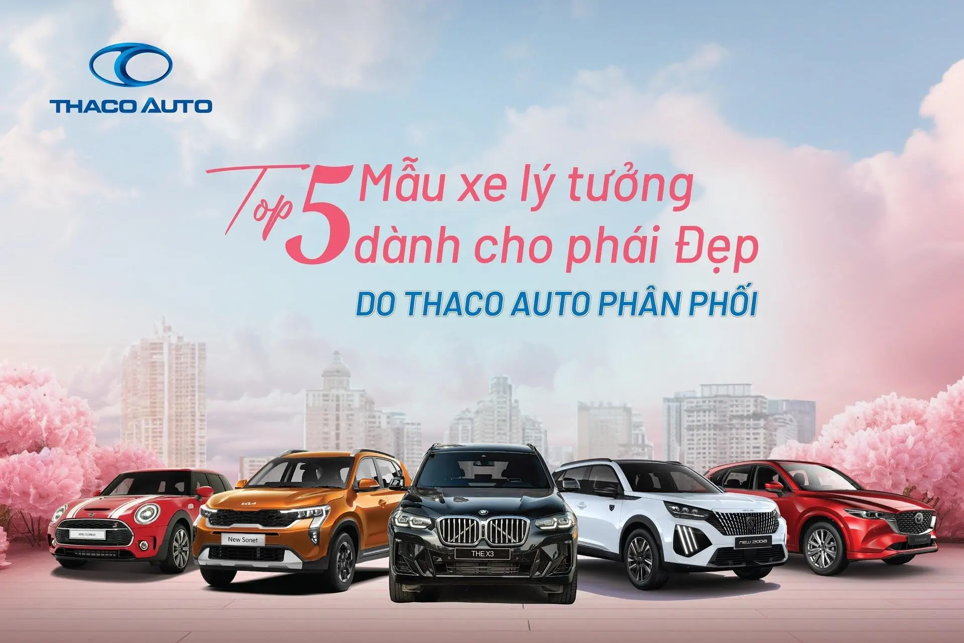 TOP 5 MẪU XE LÝ TƯỞNG DÀNH CHO PHÁI ĐẸP